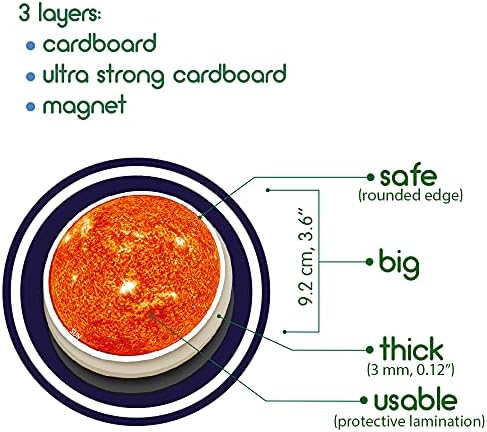 Magnets for Kids - Solar System, Planets - 22 PCS - Educational Set - Image 5