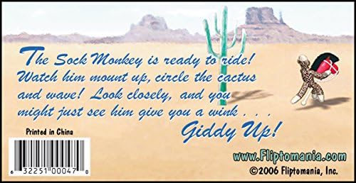 Sock Monkey Flipbook for Kids Ages 6-12, Animation Flip Book for Children - Image 2
