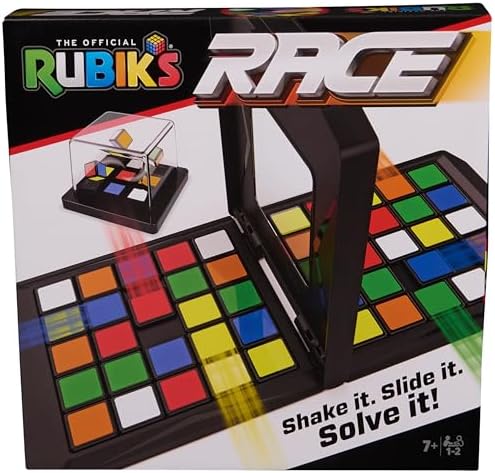 Rubik's Race Fast-Paced Strategy Board Game & Brain Teaser Fidget Toy by Rubiks