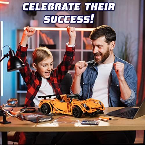 WISEPLAY STEAM Building Block RC Car Set 421 PCS - STEM Projects for Kids Ages 8-12 - Build Your Own RC Car - Image 2