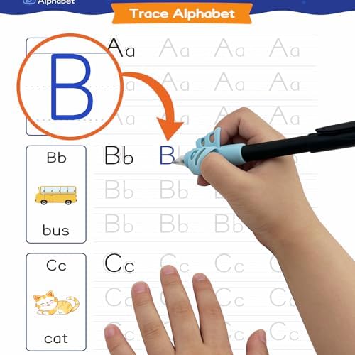 3D Magic Grooved Writing Practice for Kids - Reusable Handwriting Workbooks for Kids Ages 3-5 5-7, Preschool Learning Activities Tracing Books with Disappearing Ink, Easter Toys Gifts for Boys & Girls - Image 2