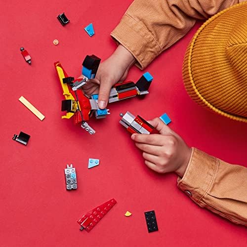 LEGO Creator 3 in 1 Super Robot Building Kit, Kids Can Build a Toy Robot or a Toy Dragon, or a Model Jet Plane, Makes a Creative Gift for Kids, Boys, Girls Age 7+ Years Old, 31124 - Image 3