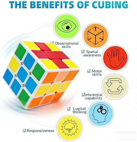 24pcs 2.1in 5.3x5.3 Cube Puzzle Party Favors for Kids, Magic Cube School Rewards & Classroom Prize for Students, Birthday Party Favors Easter Christmas Stocking Stuffers Gifts for Kids - Image 6