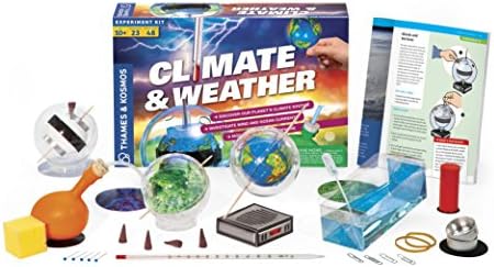 Thames & Kosmos Climate & Weather Science Kit | Learn About Climate Change, Global Warming, Ocean Currents | 23 Stem Experiments | 48 Page Color Manual | Winner Dr. Toy Best Green Toy Award by Unknown