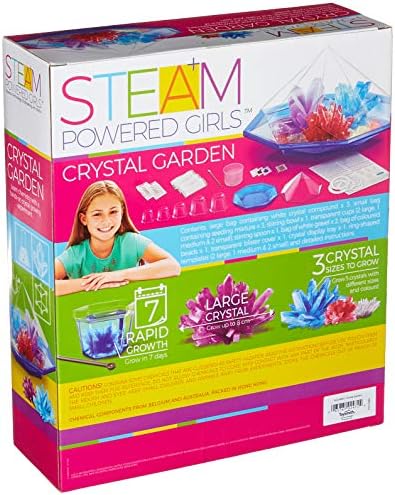 4M Toysmith, STEAM Powered Girls Crystal Garden, Chemistry DIY Stem Toy, for Girls Ages 10+ - Image 2