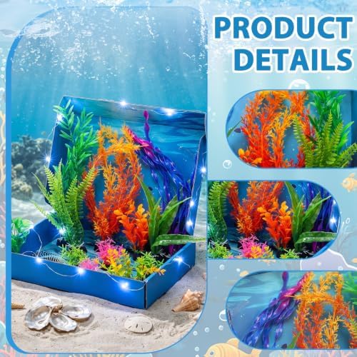 AmazingSpark 15 Pcs Ocean Diorama Box Kit Sea Habitat Project Box Set - Image 4