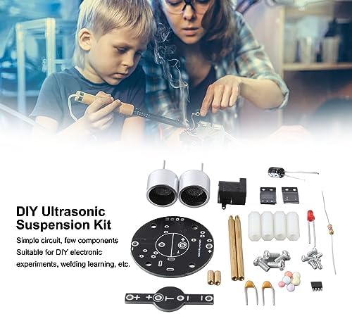 Ultrasonic Levitation Learning Kit for Electronic Welding Experiments - Standing Wave Suspension DIY Spare Parts Set - 40 kHz Frequency - 12V DC Input - PCB Based Educational (Spare Parts) - Image 6