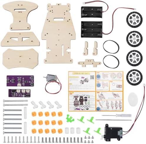 Wooden Racing Car, STEM Kits for Kids Age 8-10, STEM Toys for Boys 8-12, Remote Control Model Car Building Kits, Science Crafts Projects, Educational Gift for 9 10 11 12 13 14 Year Old Teen - Image 6