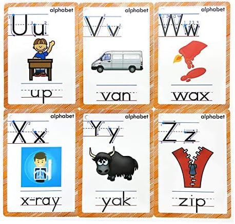 26 Alphabet Flash Cards for Kids | 26 Letters Flash Cards Perfect for Preschool to Kindergarten, Teacher/Autism Therapists Tools - Image 4