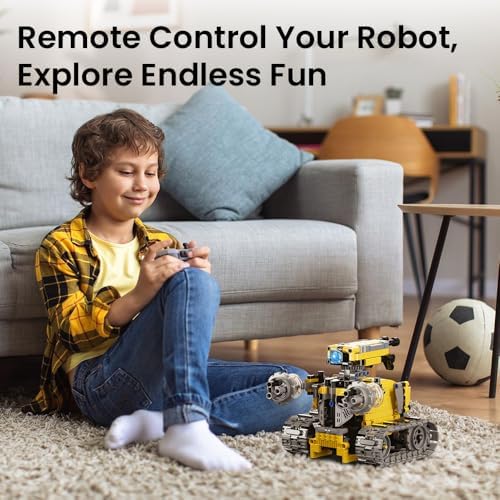 Bundle - 2 Items: Sillbird 12-in-1 Solar Robot Toys & Robot Building Kit with Remote Control for Boys Ages 8-14, Christmas STEM Robotics Technic Toy, Coding Science Educational Gift - Image 2