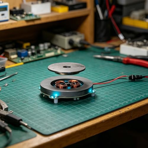Magnetic Levitation Module Kit with LED, 500g Load, 10cm Dia - Image 6