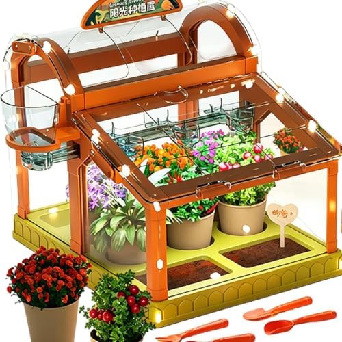 Gardening Greenhouse Growing Kit, with an Irrigation System,Growth Lights - Image 6