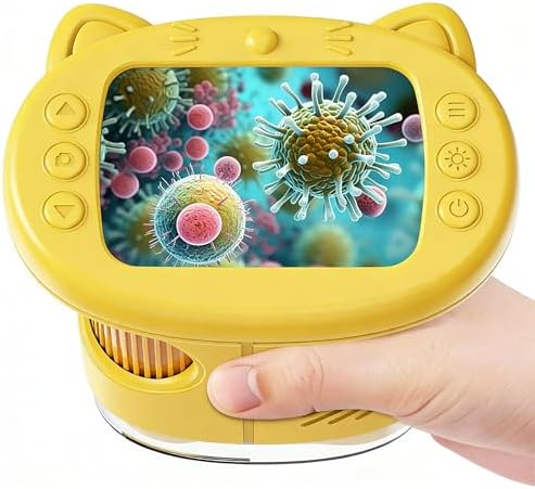 Handheld Digital Microscope for Kids,1000X Pocket Wonderquest Microscope by Unknown
