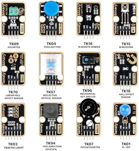 Lonely Binary TinkerBlock 46-in-1 Sensor Kit STEM for C++ ESP32 Pico - Image 3