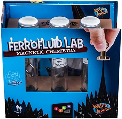 Ferrofluid Lab Magnetic Chemistry by Heebie Jeebies- 5 Experiments for Kids Ages 8+- Educational Science Project STEM Learning Unique Activities for Boys and Girls- Ideal Gift for Students - Image 4