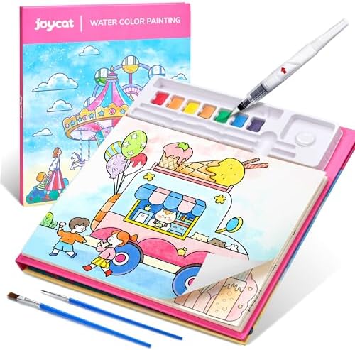 JoyCat Paint with Water Coloring Books for Toddlers (Funfair) by JOYCAT