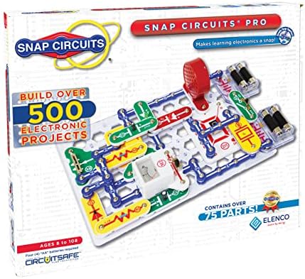 Snap Circuits Elenco Snap Circuits Pro 500 in 1 Electronics Exploration Kit by SnapCircuits