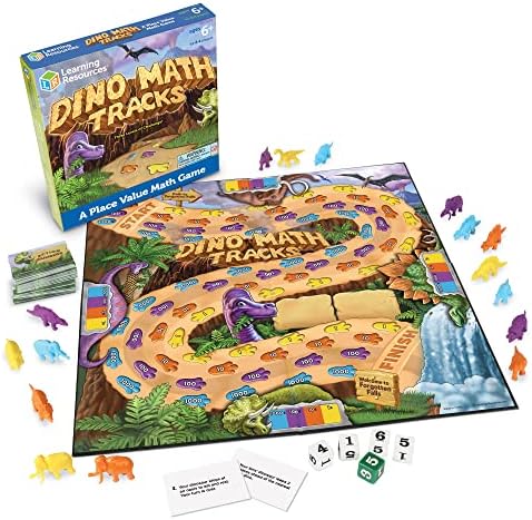 Learning Resources Dino Math Tracks Game by LearningResources