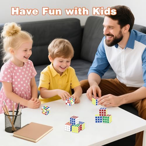 Mini Cube Party Favors for Kids: 28 Pack Magic Cube Party Puzzle Game Toys - Image 7