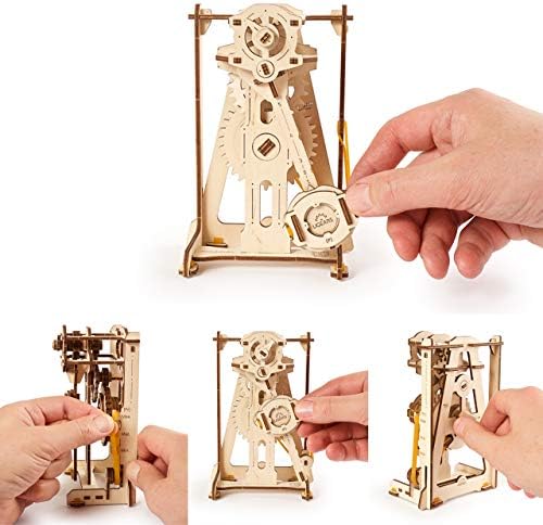 UGEARS STEM Pendulum Model Kit - Creative Wooden Model Kits for Adults, Teens and Children - DIY Mechanical Science Kit for Self Assembly - Unique Educational and Engineering 3D Puzzles with App - Image 5
