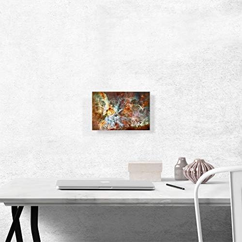 ARTCANVAS Hubble Telescope Star Birth Carina Nebula Canvas Art Print Stretched Framed Painting Picture Poster Giclee Wall Decor - 12" x 8" (0.75" Deep) - Image 2