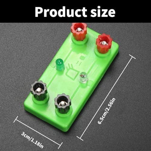 Emitting Diode Experiment Props Physics Electric Circuit Board Learning Tool Physics Electricity Experiment Device LED Light Bulb Science Experiment Physics Teaching Demonstration - Image 6