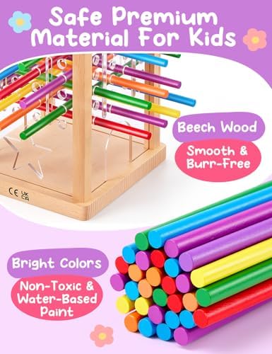 Montessori Wooden Board Game, Educational Math Toy for Kids Ages 4-6 - Image 6