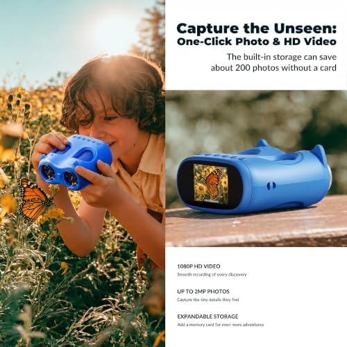 2-in-1 Kids Microscope & Telescope, STEM Science Explorer Toy Gift Age 5-10 - Image 7