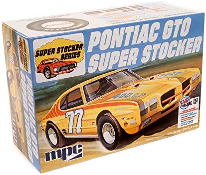 MPC Pontiac GTO Super Stocker 1:25 Plastic Model Kit, Chrome (MPC939M) by MPC