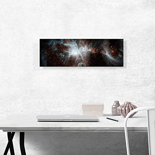ARTCANVAS Orion Nebula Dreamy Stars Hubble Telescope NASA Photograph Canvas Art Print Stretched Framed Painting Picture Poster Giclee Wall Decor - 36" x 12" (1.50" Deep) - Image 2