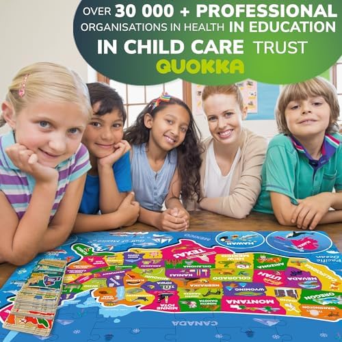 United States Puzzles for Kids Ages 8-10 - Jigsaw Kids Puzzles Ages 6-8 - Image 6