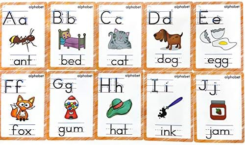 26 Alphabet Flash Cards for Kids | 26 Letters Flash Cards Perfect for Preschool to Kindergarten, Teacher/Autism Therapists Tools - Image 2