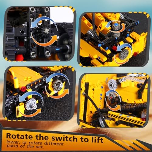 5 in 1 RC Excavator Sets Construction Vehicle Building Toy for Boys - Image 6