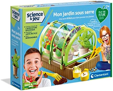 Clementoni - Mon Jardin Sous Serre - Coffret de Laboratoire - Jeu Scientifique de Nature - Activités Pour des Expériences Botaniques - À partir de 7 Ans - Français - 525645 by Clementoni