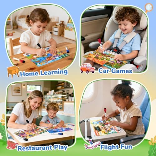 JoyCat Search & Find Activity Books, Preschool Learning Game Activities - Image 6