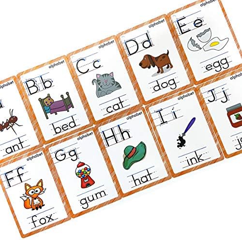 26 Alphabet Flash Cards for Kids | 26 Letters Flash Cards Perfect for Preschool to Kindergarten, Teacher/Autism Therapists Tools - Image 6
