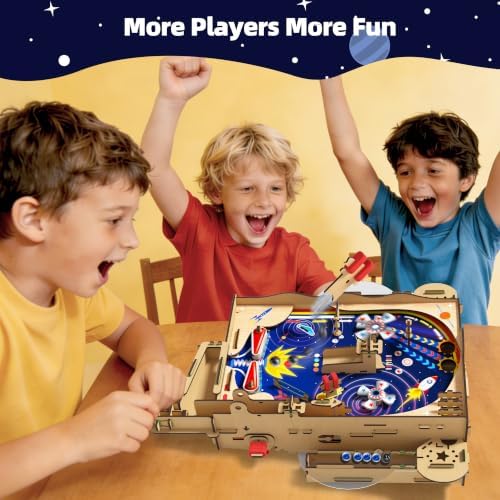 GobiDex DIY Pinball Machine Kit for Kids, Build Your Own Arcade Game - Image 4