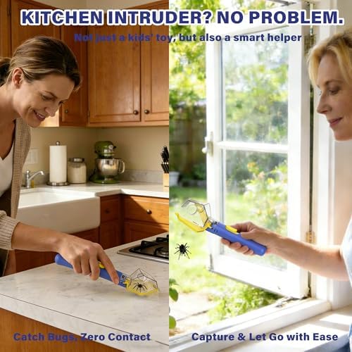 Bug Catcher for Kids with 6X Magnifier, STEM Exploration Toys, 2 Pack Blue - Image 5