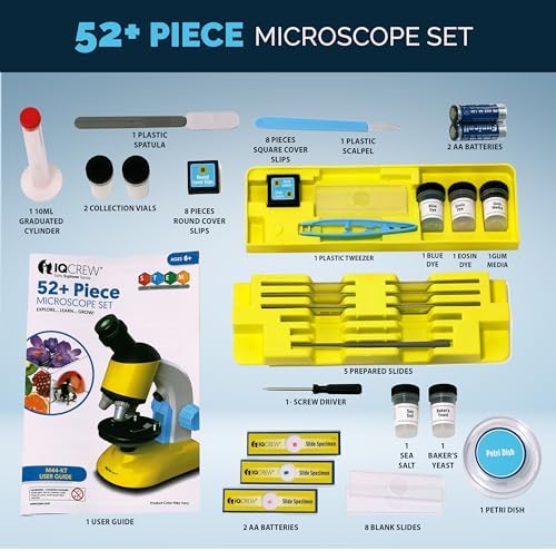 AmScope M44-KT 1200X Compound Starter Microscope Kit w/Dual LED - Image 5
