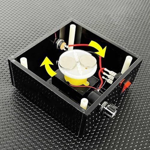 Electromagnetic Eddy Currents Egg, Columbus Coil Rotating Magnetic Field Model Egg with Metal Construction, for Teaching, Gifts, Science Experiments Toys for Children and Teenagers - Image 4