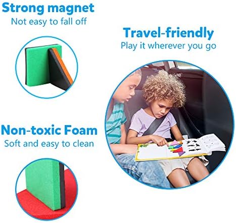 Vanmor Travel Tangram Puzzle, 3 Sets of Magnetic Tangram with 240 Solution - Image 4