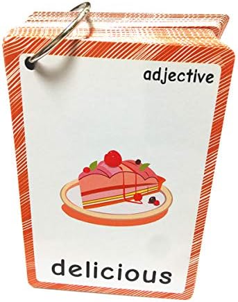 Set of Adjectives&Antonym Flash Cards for Toddlers(47 pc) | Kids Learning Flashcard & Montessori Pocket Cards Toys | Perfect for Pre-K Decor Background Wall Stickers, Teacher/Autism Therapists Tools - Image 4