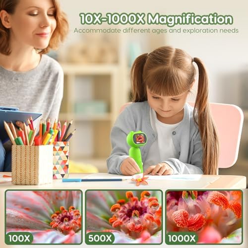 Hayve Handheld Digital Microscope for Kids 1000X CM4 Pocket Microscope - Image 6