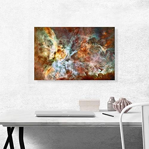 ARTCANVAS Hubble Telescope Star Birth Carina Nebula Canvas Art Print Stretched Framed Painting Picture Poster Giclee Wall Decor - 26" x 18" (1.50" Deep) - Image 2