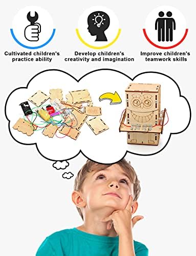 5 in 1 STEM Toys for Kids Ages 8-12, Science Experiment Projects 6-8, STEM Engineering Kit, DIY 3D Puzzle Projects Wood Crafts Birthday Gifts for 7 8 9 10 11 12 13 Year Old Boys Girls - Image 3