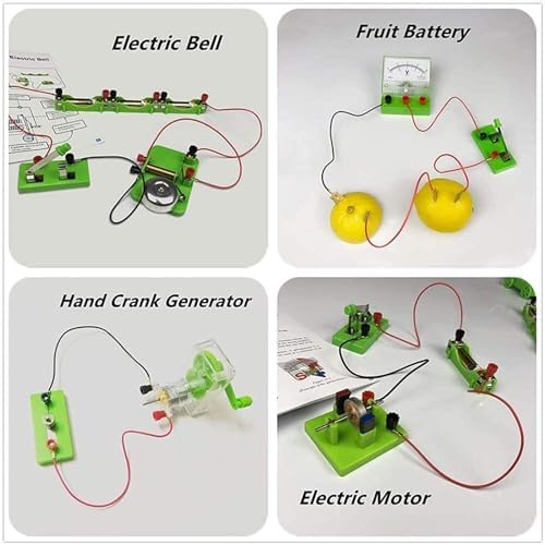 Electromagnetic Physics Circuit Experiment Set, Magnetic Levitation Wind Car Principle Demonstrator, Diode Conductivity Educational Science Kit with Storage Bag - Image 3