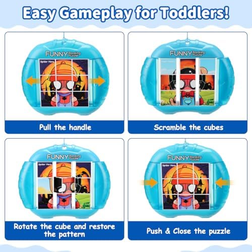 3D Rotating Puzzles for Kids 3 4 5 6 7 8 Year Old - Image 2