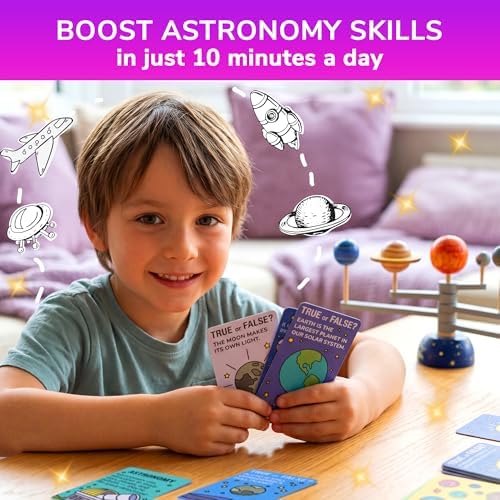 Quokka Trivia Games for Kids - Space Facts and Astronomy - Fun Card Game - Image 5