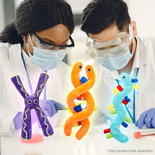 GIANT MICROBES Chromosome Plush, Genetics Gift, DNA Gifts, Genealogy, Ancestry Gift, Biology Plushies, Genetic Counselor, Forensic Science Gifts, Biology Models (Pack of 2) - Image 5