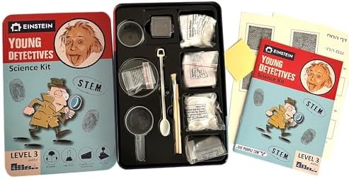 Einstein’s Young Detectives LAB Science Kit for Kids. STEM for Boys & Girls Aged 8 and Above. Exciting CSI Experiments Inside. Detailed Picture Guide Included. - Image 2